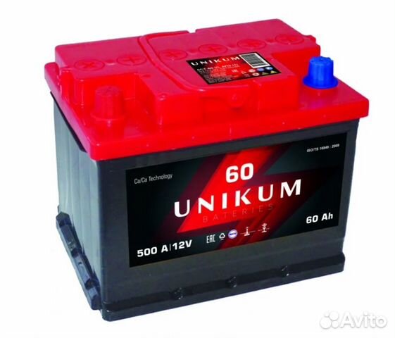 Аккумулятор Unikum 60 Ач на Датсун он до