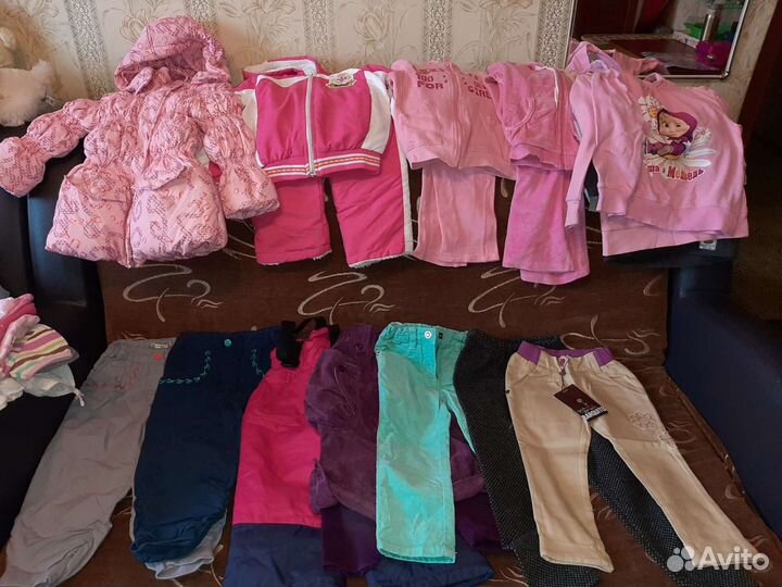 Вещи для девочки 2-4 года рр92-110