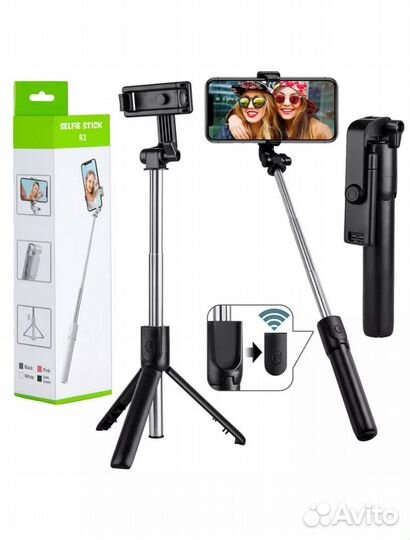 Штатив для телефона настольный с пультом R1