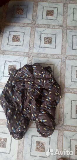 Зимний комбинезон для собачки-девочки