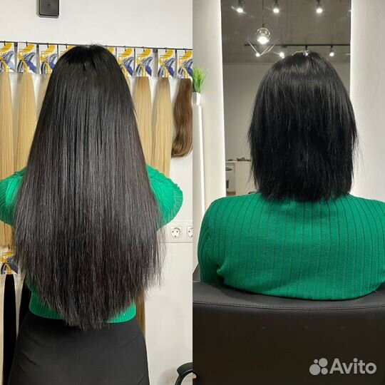 Наращивание натуральных волос