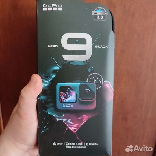 Экшен камера go pro hero 9 black