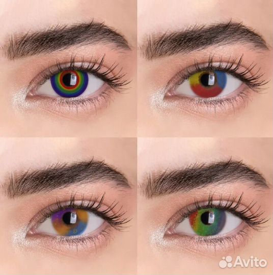 Линзы контактные цветные Halloween