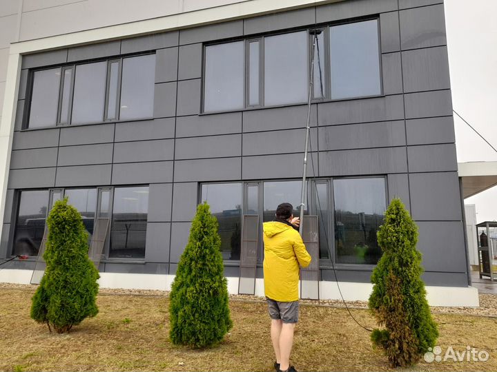 Мойка окон и фасадов