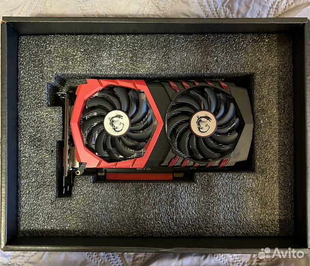 Видеокарта msi geforce gtx 1050ti 4 GB