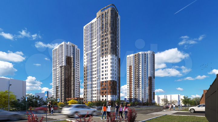 3-к. квартира, 85,8 м², 15/25 эт.