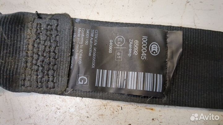 Ремень безопасности левый передний Citroen C5 2008