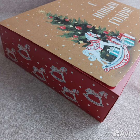 Коробка подарочная «Новый год», 31 24,5 9 см