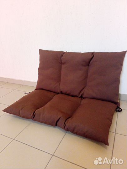 Подушка на скамью, подоконник, качелю