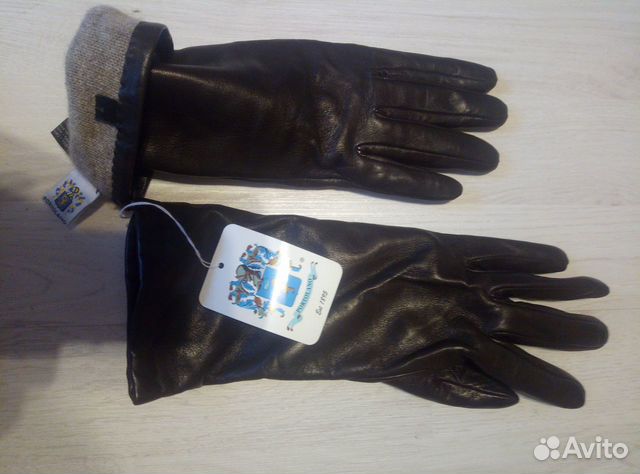 Перчатки новые кожаные