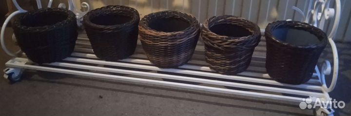 Кашпо из полиротанга