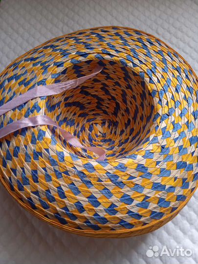 Шляпа соломенная