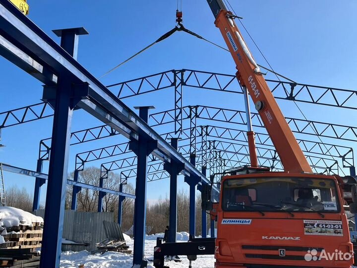 Ангар 18х60х6,5м, теплый