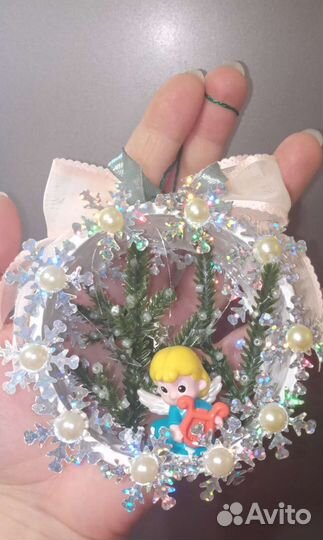 Поделка сувенир Новый год подарок ёлочная игрушка