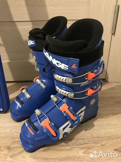 Горные лыжи Dynastar 120см с ботинками Lange р.23