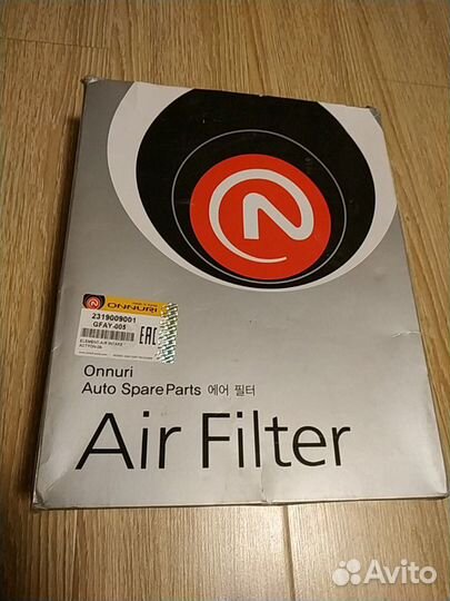 Воздушный фильтр на Санг енг Актион