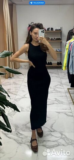 Трикотажное платье