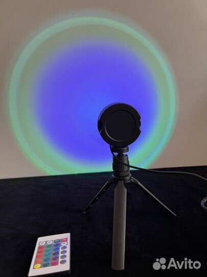 Лампа для Reels и тик ток, sunset lamp закатная