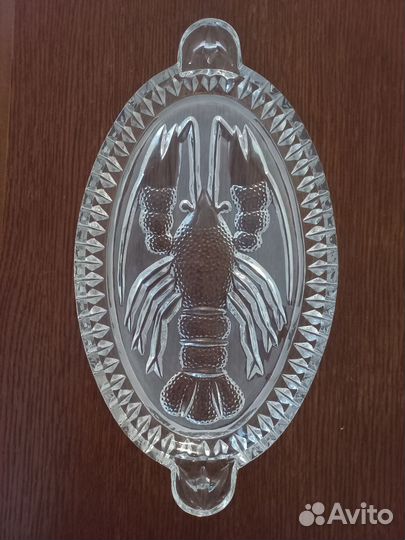 Блюдо хрустальное СССР