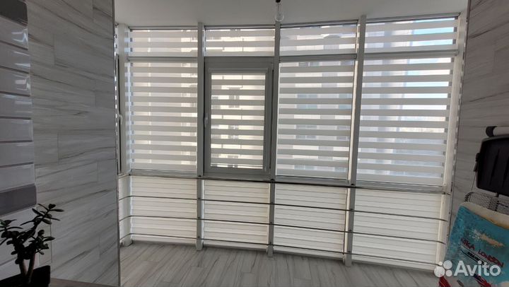 Рулонные шторы зебра от производителя