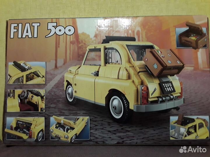 Конструктор аналог Лего Fiat 500