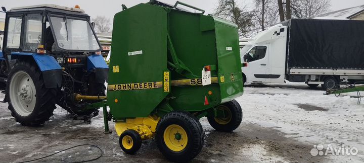 Пресс-подборщик John Deere 580, 1997