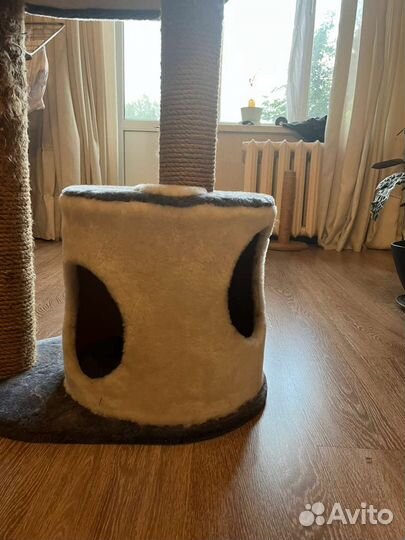 Дом для кошки, когтеточка