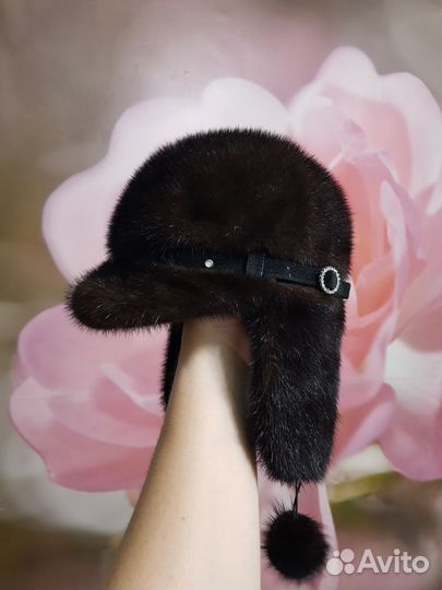 Шапка норковая женская