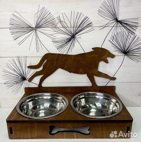 Подставка под миски для собак из дерева и фанеры купить в Санкт ...