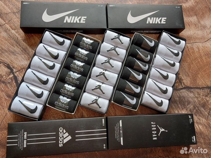 Носки Nike Reebok Lacoste Jordan