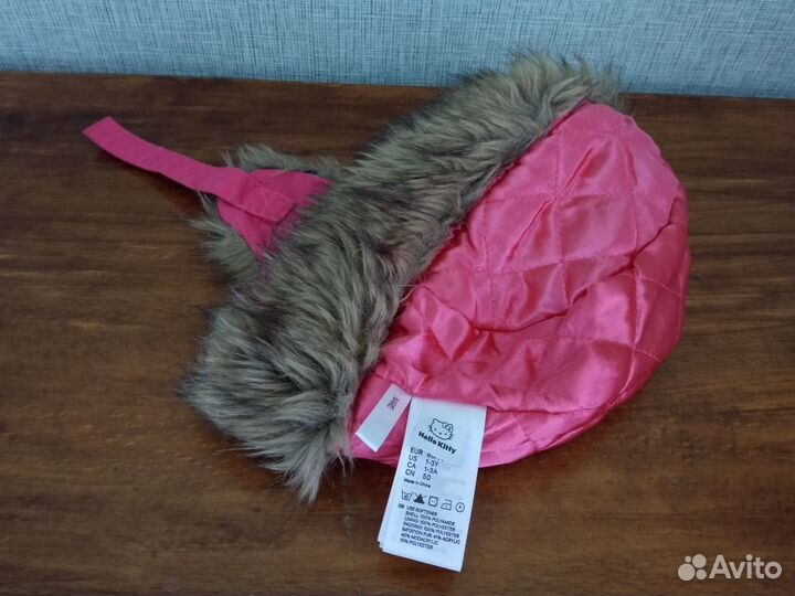 Детские зимние шапки Hello Kitty р.50 и 51
