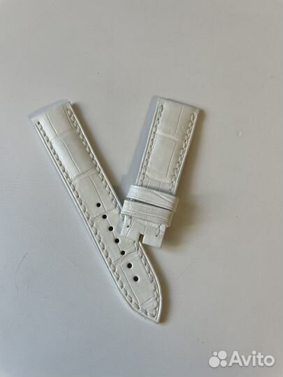 DeLaCour ремешок для часов из аллигатора 20/18 мм