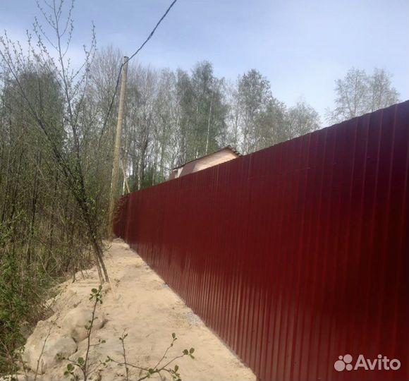 Забор из профнастила