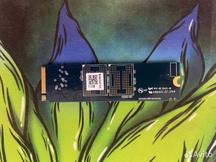 Родной SSD M2 Phison от ноутбука Xiaomi 512gb 2280