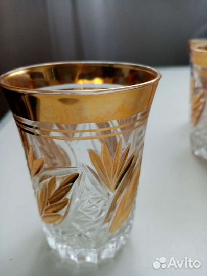Стаканы из хрусталя