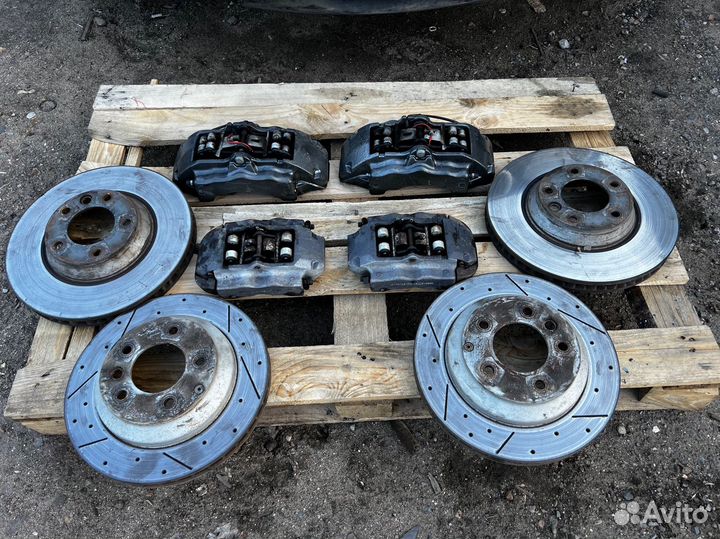 Комплект тормозов Porsche Cayenne turbo 955