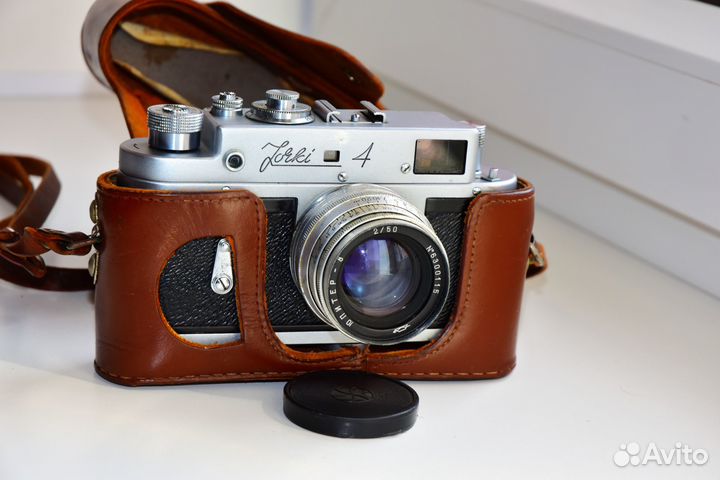 Зоркий-4 Экспорт редкая надпись фотоаппарат СССР
