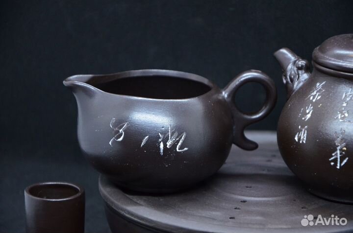 Чайный Сервиз из глины 21 предмет