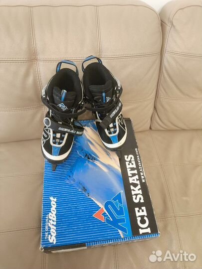 Коньки ледовые раздвижные