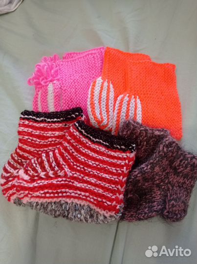 Носки, пинетки,вязанные носки