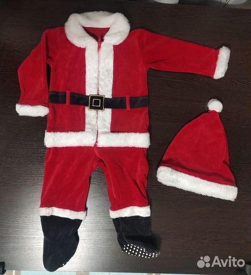 Костюм Деда Мороза детский костюм Санта Клауса