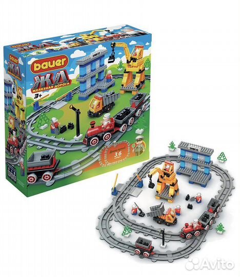 Конструктор поезд bauer