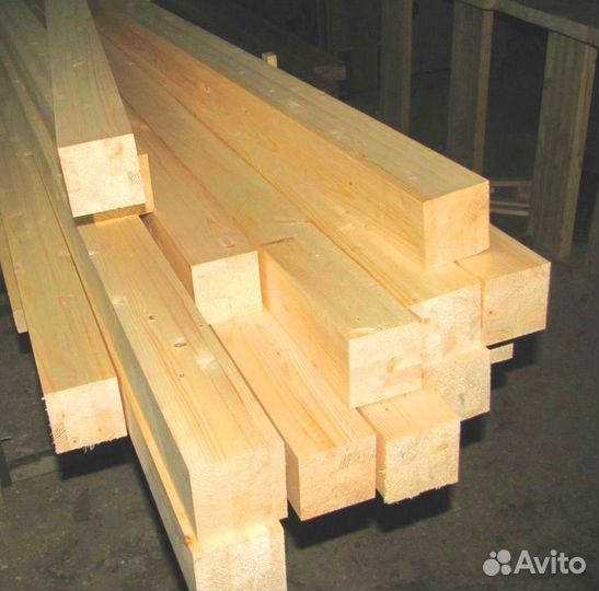 Производство бруса из лиственницы 100х200мм