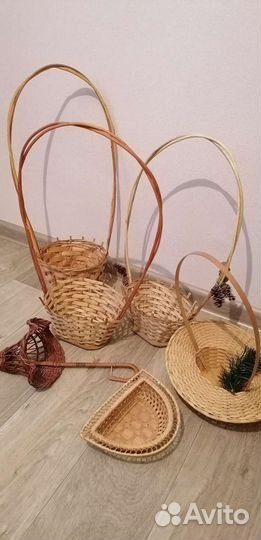 Корзины плетеные разные
