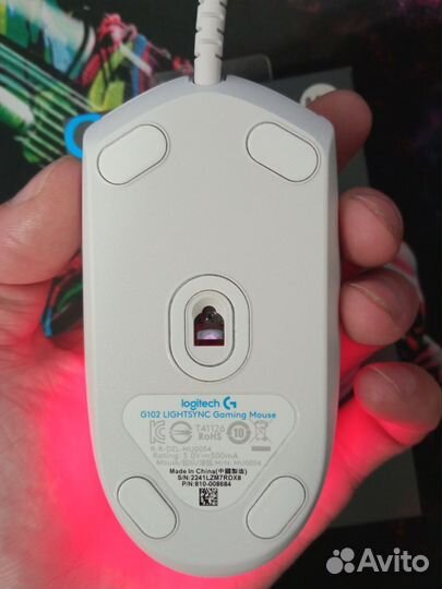 Мышь Logitech G102 lightsync