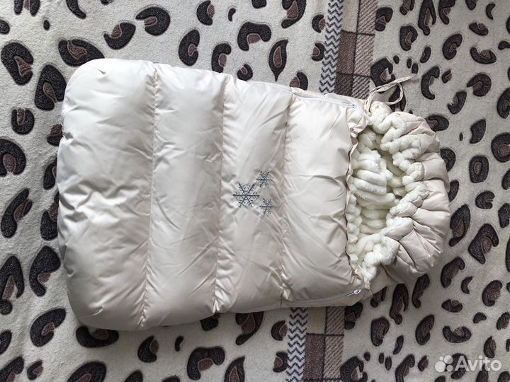 Зимний конверт на выписку