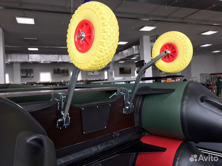 Транцевые колеса усиленные на струбцинах Zilet