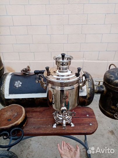 Самовар советский на дровах