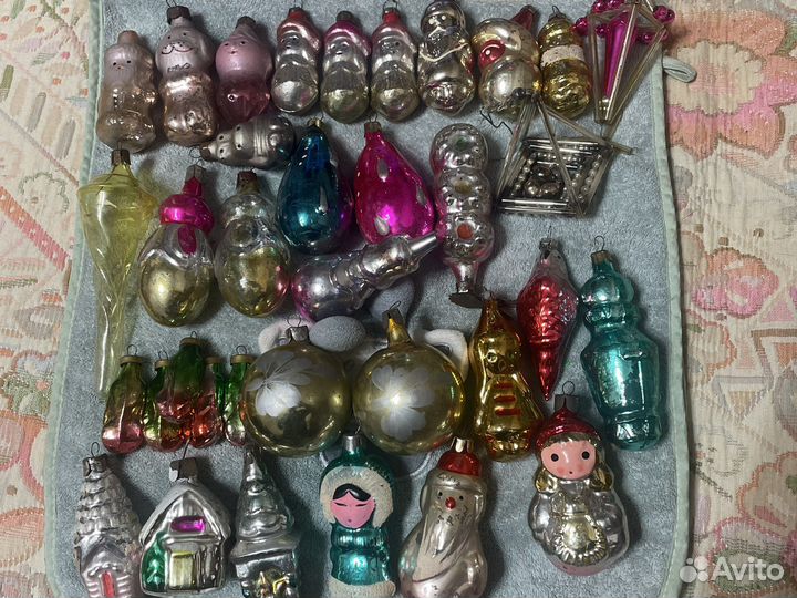 Елочные игрушки СССР