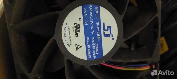 Кулер/вентилятор Nidec ULtra FLO, 1,65A